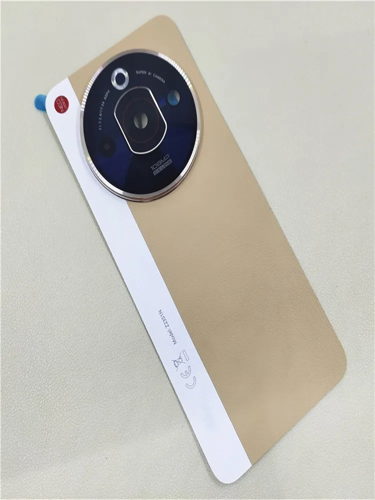 Szklana tylna obudowa baterii do ZTE nubia Focus Pro 5G Z2351N, klapka obudowy, tylna pokrywa z ramką i osłoną obiektywu aparatu. — zdjęcie produktu 6