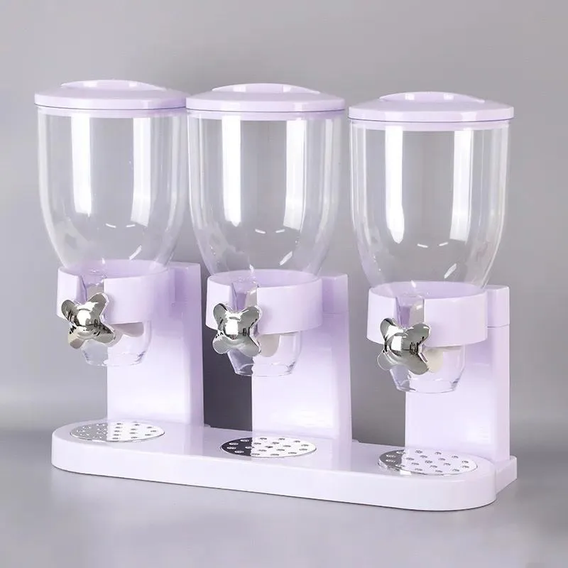 for Cereal Dispenser Double Oat Grain Storage Tank Buffet Machine