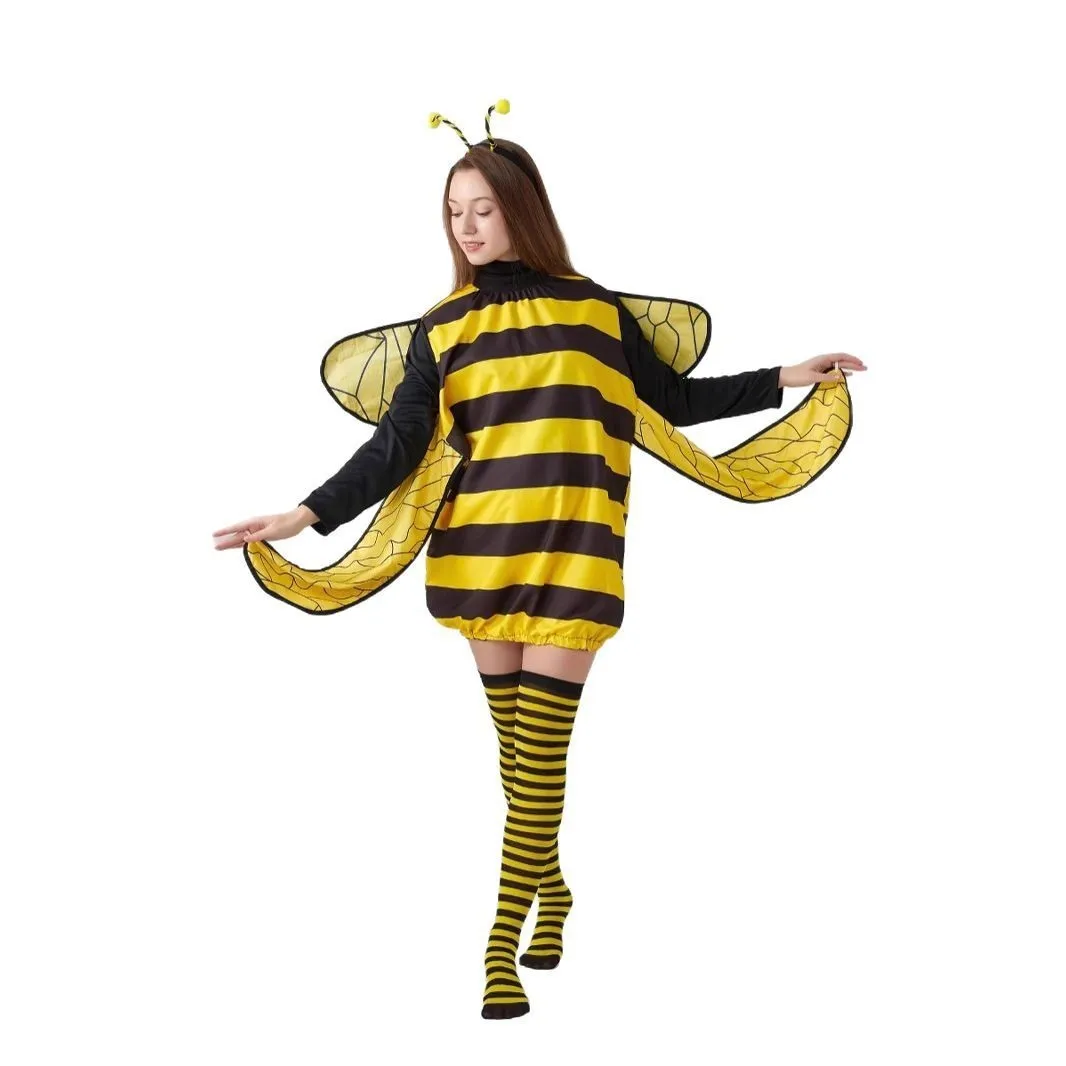 로우인 비 코스프레 의상 축제 의류 성인 어린이 크로스보더 특별 Ocn PU 소재 드레스