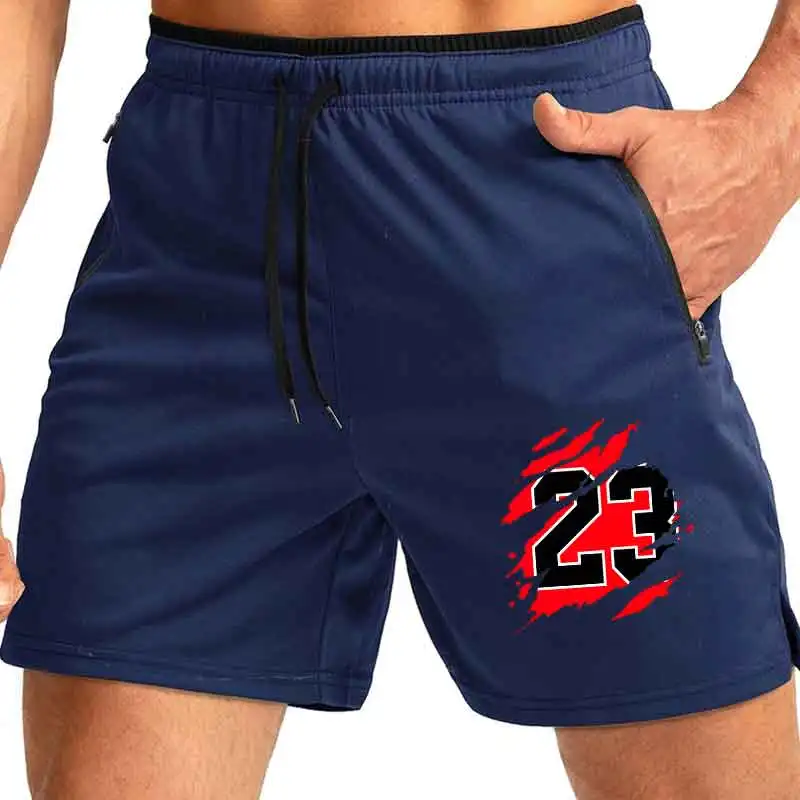 

Summer Men's Elastic Waist Shorts Print Men Outdoor Leggings Leisure Harajuku Jogging Shorts Slim Work Casual Shorts Pocket