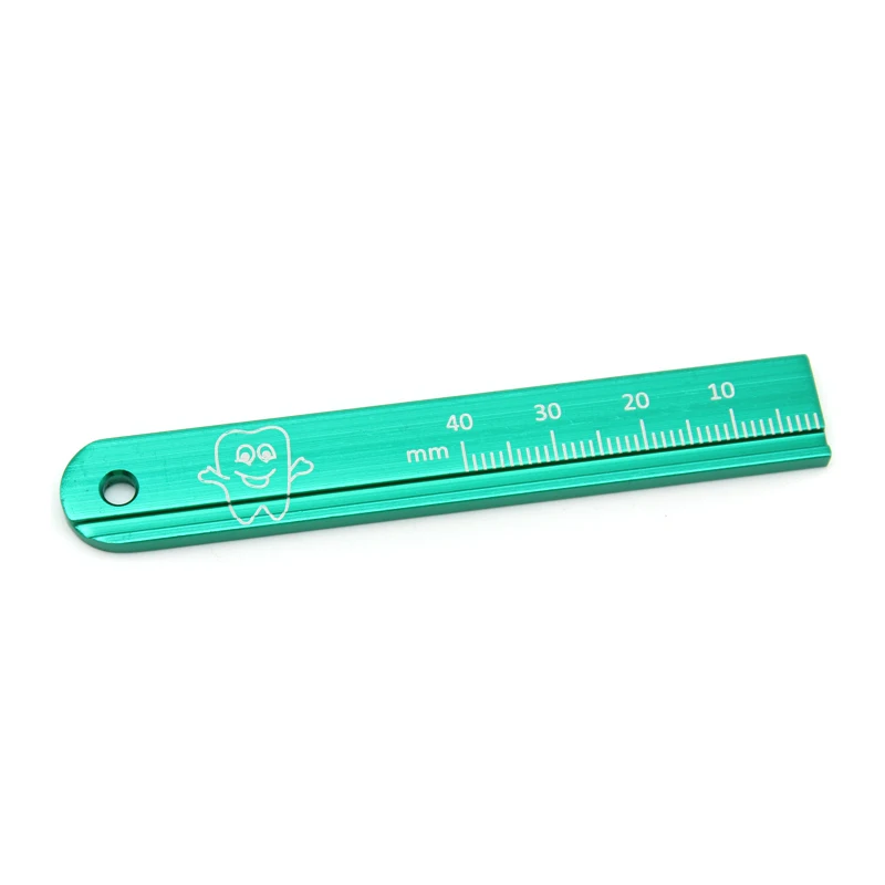 1Pc Aluminium Dental Endo Rulers Span Measure Scale Endodontic Finger Ruler Dentist Tools Materials