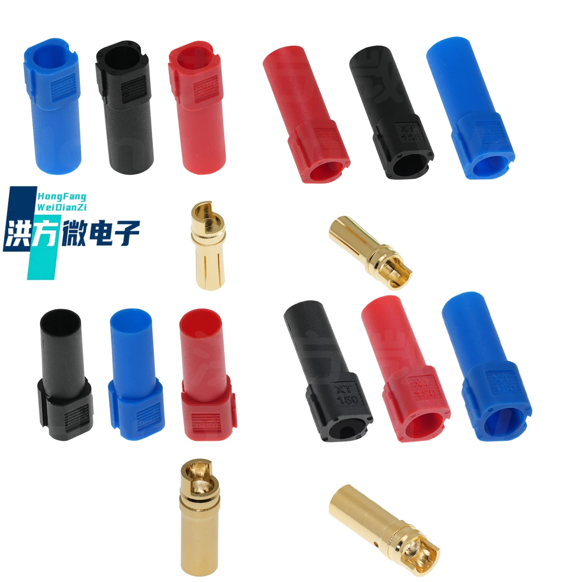 

5 sets of Male,Female Head;original;XT150,Model aircraft plug;High current connector; XT150-M (Male Head); XT150-F(Female Head)