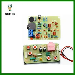 76-108MHz FM Stereo Radio DIY Kit Wireless FM Transmitter and Receiver Module Frequency Modulation Soldering Practice Project