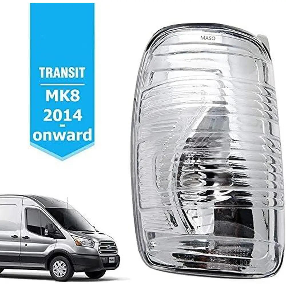 

1 шт. указатель поворота бокового зеркала для BK31-13B382-AB 2014-2022 Ford Transit MK8 2015-2022 Ford Transit 150 250 350 350HD