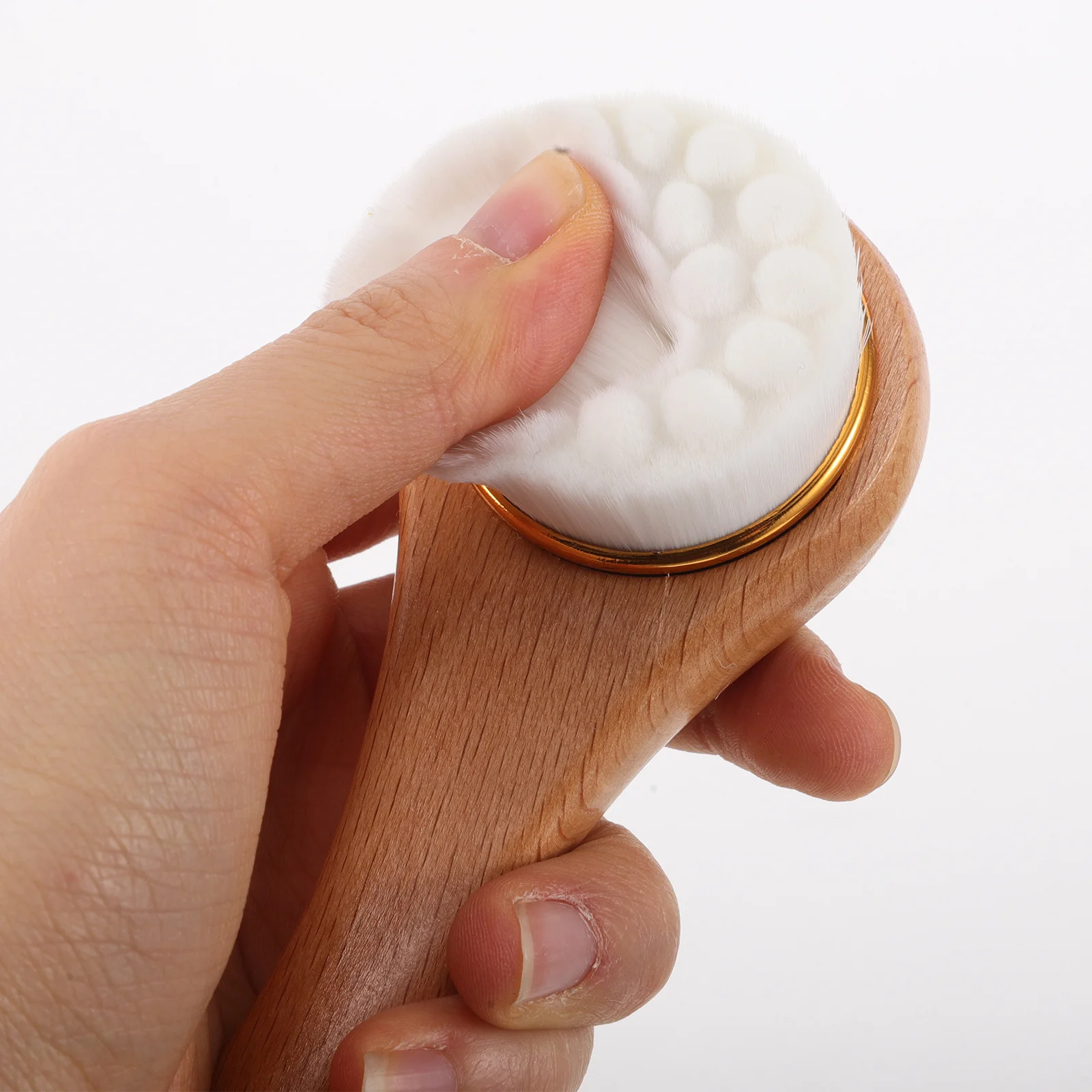 ナノ洗顔ブラシ ソフトフェイススクラバー ディープクリーン角質除去ブラシ スキンケア用 ポータブルハンドル洗顔ツール