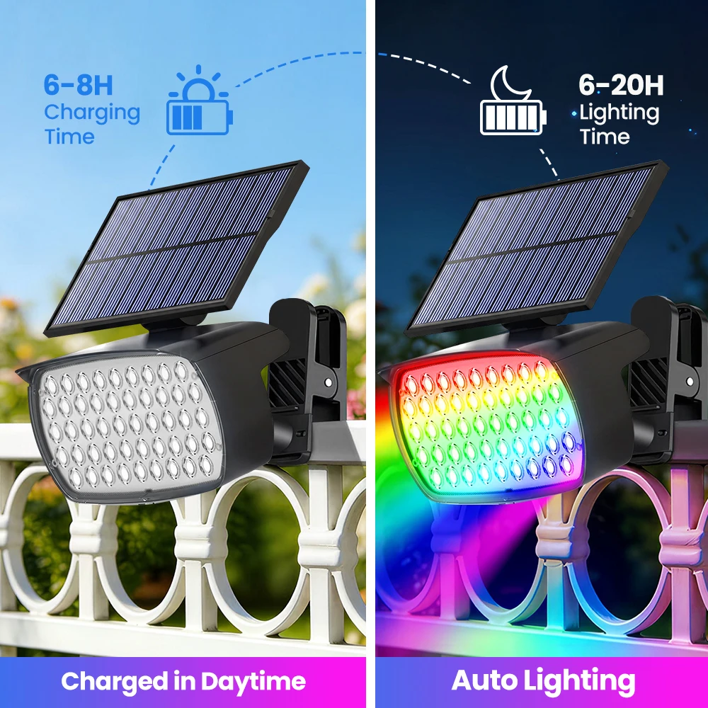 Clip On Solar Spot Lights Outd - đánh giá và giá Outdoor Lighting And Landscape