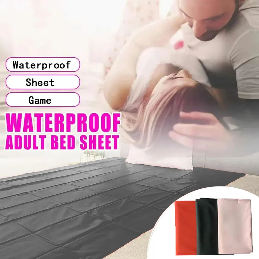 Oil/SPA Pad Waterproof Cloth PVC Sheet Plastic Adult Hypoallergenic Flat Sheet Bedding Diaper Sheets Faux Leather Urine Pad