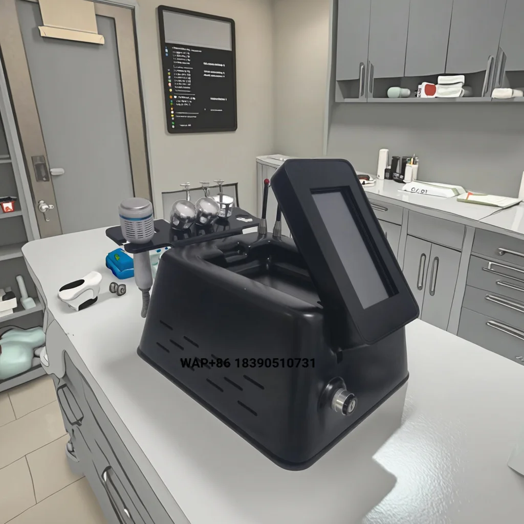 Veterinary therapy machine 980nm 20W diode, air-cooled 7-inch operating interface for animal surgery, pet care, brand new