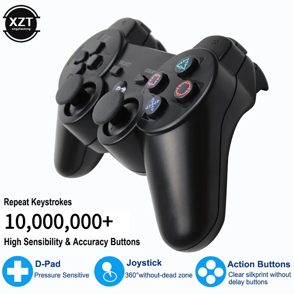 Wholesale Wireless Bluetooth Gamepad For PS3 Controle Gaming Console Joystick Remote Controller For Playstation 3 Gamepads