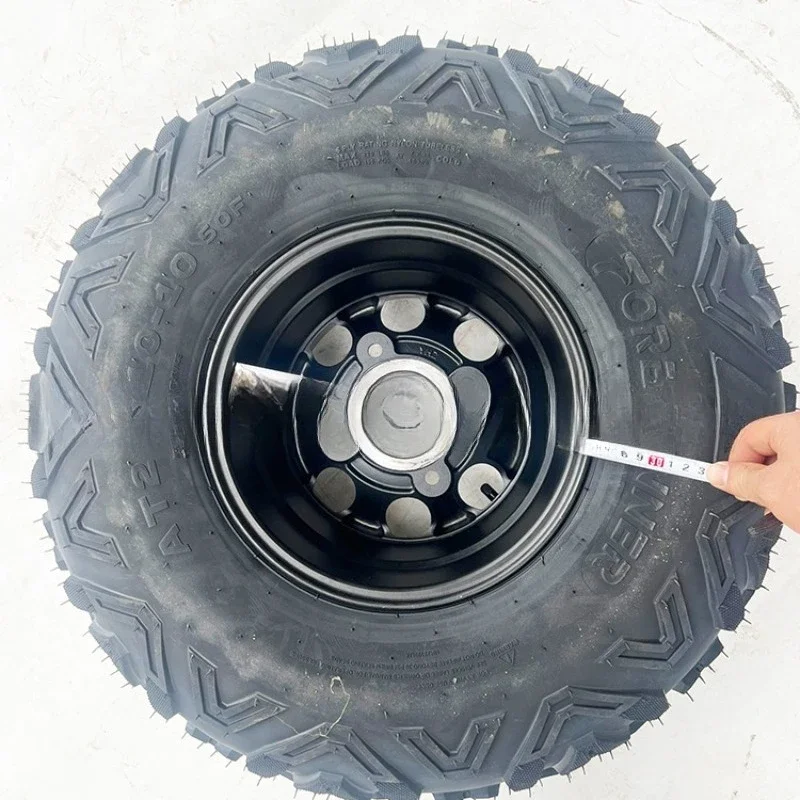 Kart accessories four-wheel beach 22 * 10-10 inch thickened A-shaped tire aluminum wheel hub vacuum tire assembly