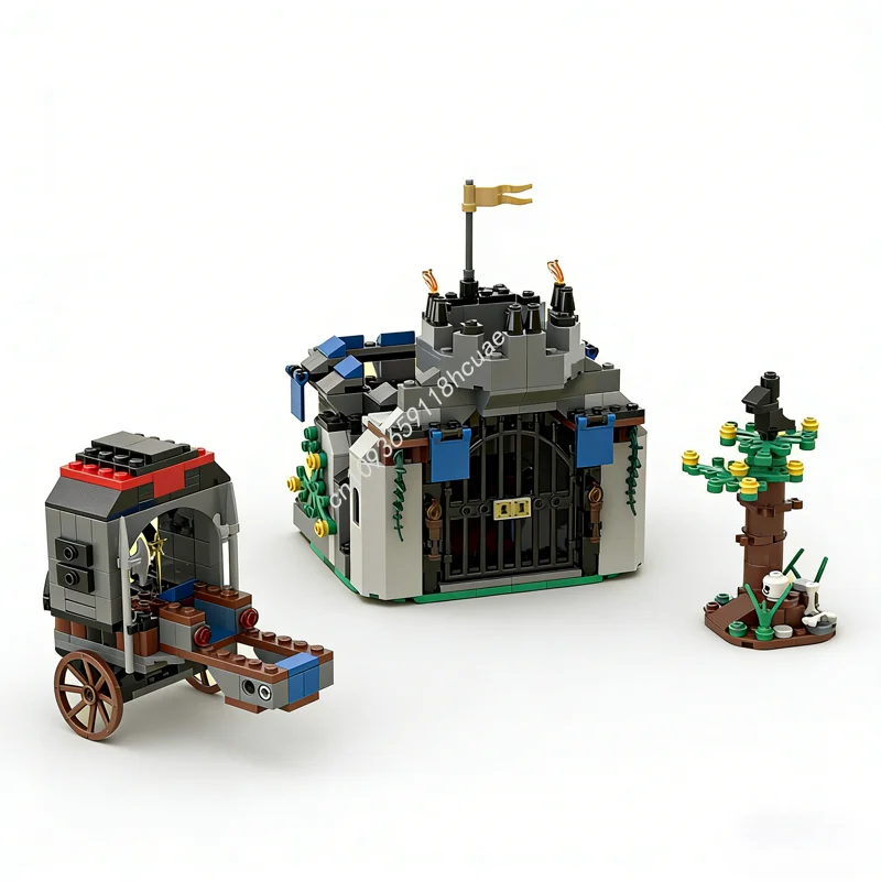 

550pcs MOC Majisto S Ancient Vault Castle Model Building Blocks Toy Christmas Gifts Construction DIY Creative Idea Education