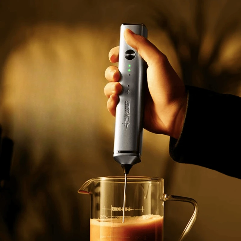 Turbo Electric Milk Frother & Egg Beater, Whisk for Coffee & Baking with Long Battery, Easy-Clean Durable Durable Design