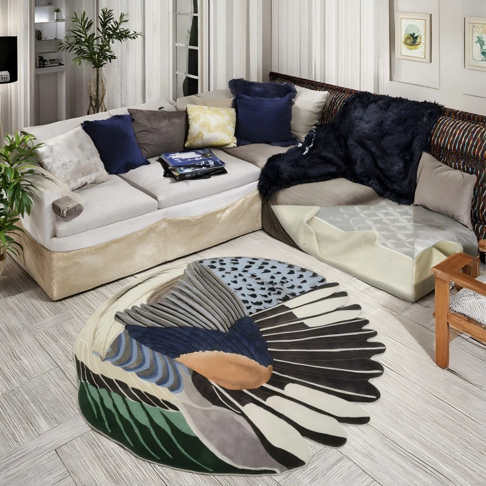 Manna Carpets Factory High Quality Carpet Custom Hand Tufted New Zealand Wool Carpet Hotel Rug