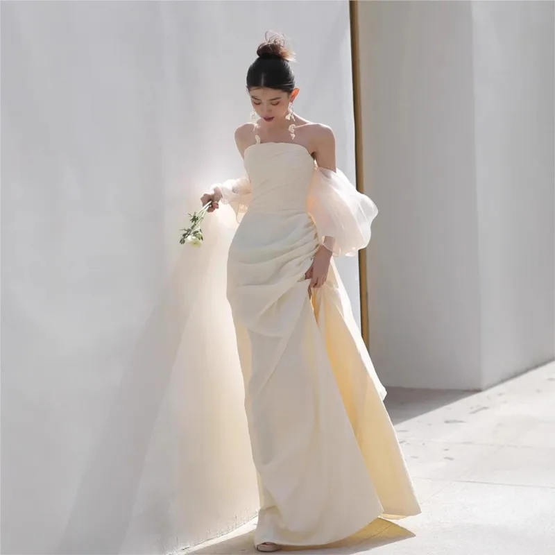 A new light luxury morning dress for toasts banquets and balls