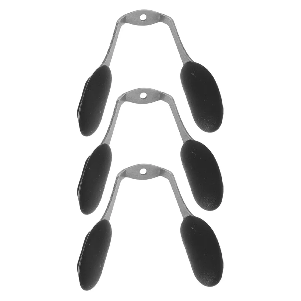 

3Pcs Glasses Nose Pad Bridge Integrated Screw in Design Stable Support for Eyeglasses Sunglasses Nose Pads Replacement