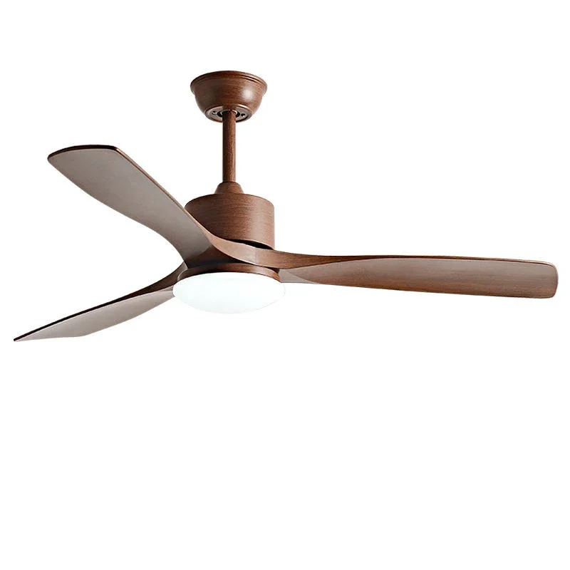 36/42/52 Inch White Black 3 ABS Blade Pure Copper DC 30W Motor Ceiling Fan with 24W LED Light Support Remote Control