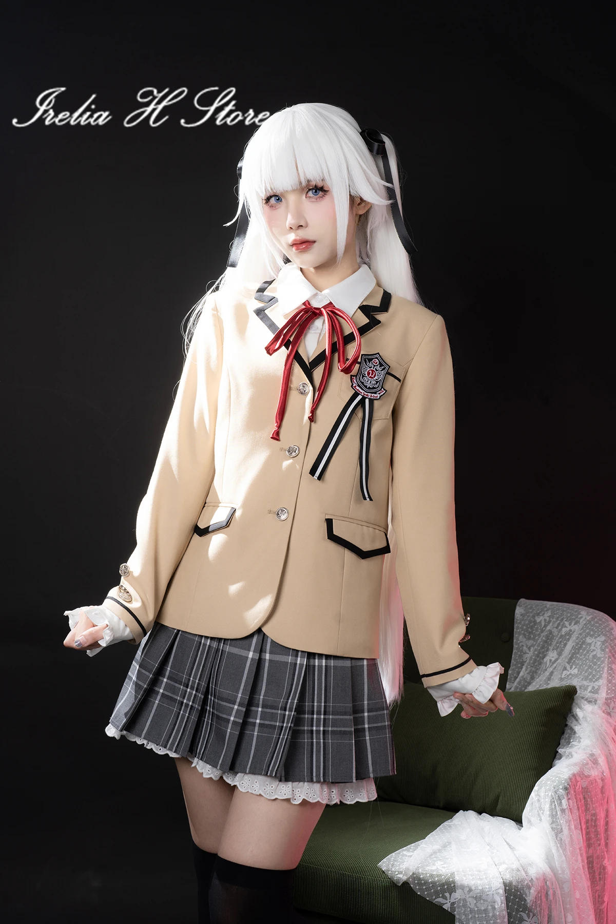 Костюм для косплея Irelia H Renge Bishoujo Mangekyou, школьная форма, аниме рубашка, пальто