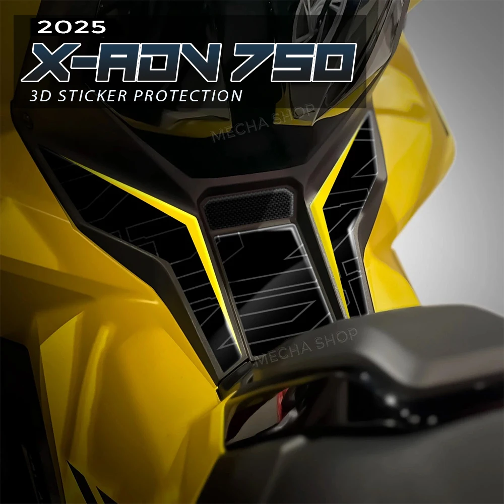 

For X-ADV 750 XADV 750 2021-2024 3D Gel Resin Motorcycle Tank Pad Protection Sticker New Decorative Decal