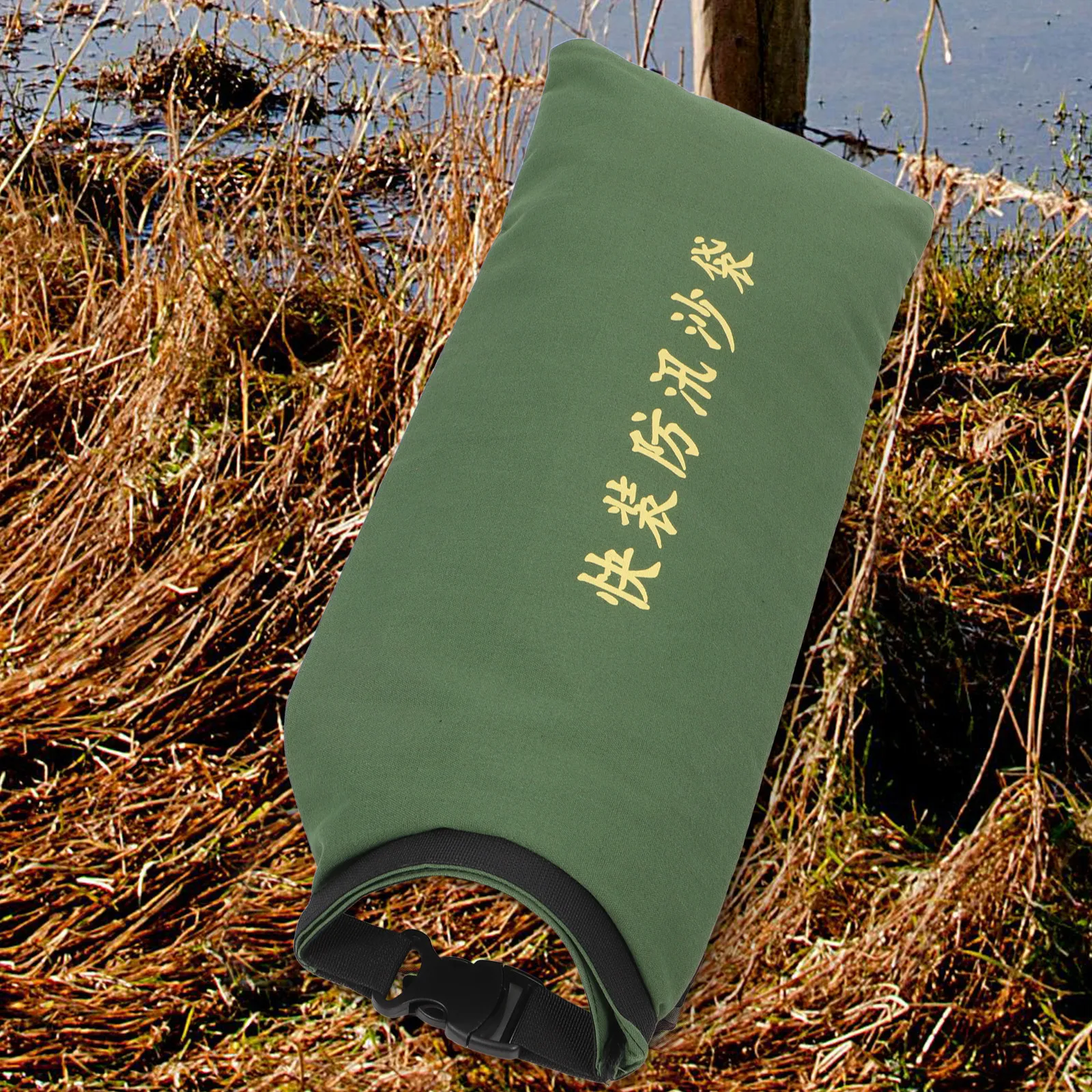 Sturdy Canvas Sandbag for Flood Control Reusable Water Filled Weights for Canopy Tent Legs Trampoline Net Caps Outdoor