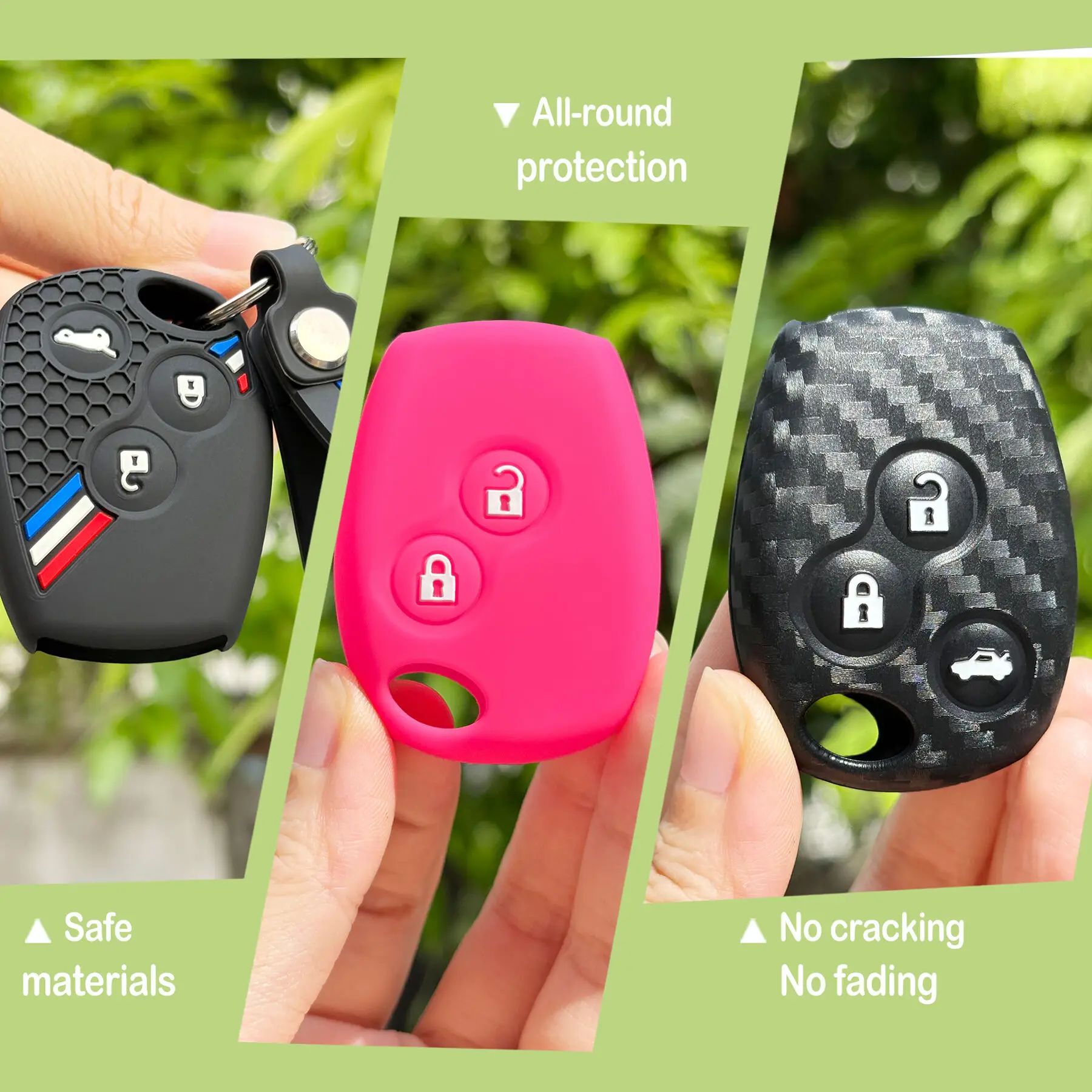 Para renault trafic caso chaveiro titular para renault clio lll logan espanador dacia sandero stepway opel vivaro caso chave escudo