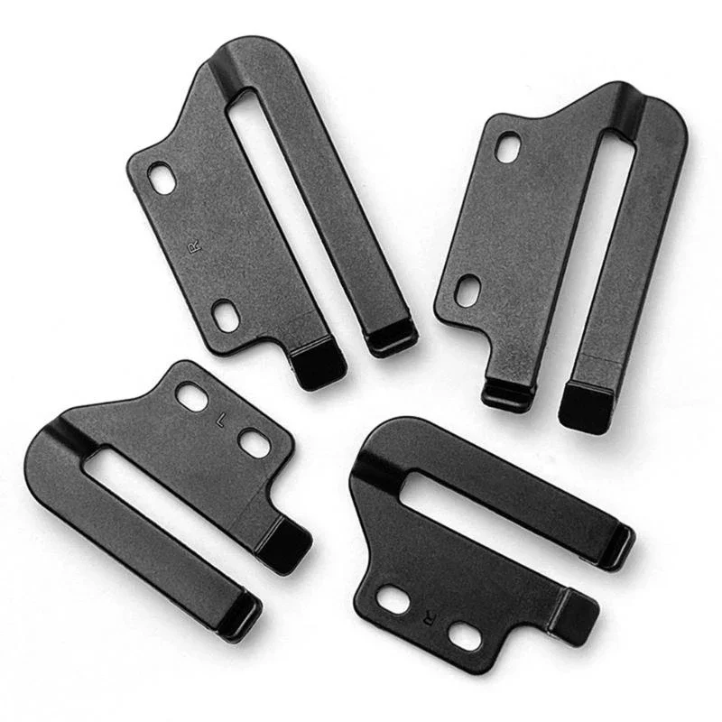 1 Pair K Sheath Waist Clip Kydex Knife Scabbard Waist Clip Parts - with Screws Outdoor Camping Parts