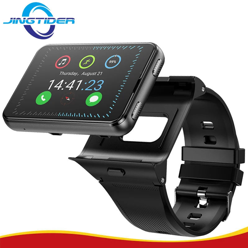 JingTider S999 2.88 INCH 4G Smart Watch MTK6761 Quad Core 4GB 64GB 5.0MP+13.0MP Dual Cameras Smartwatch 2300mAh Battery GPS WIFI
