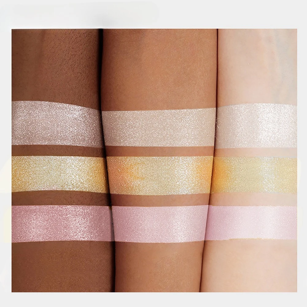 ثلاثية الأبعاد منحوتة النحل تمييز لوحة الوجه الجسم لامع مسحوق تركيبة مقاومة للماء لتحديد الأنف عيون الخدين مهرجان ماكياج #3