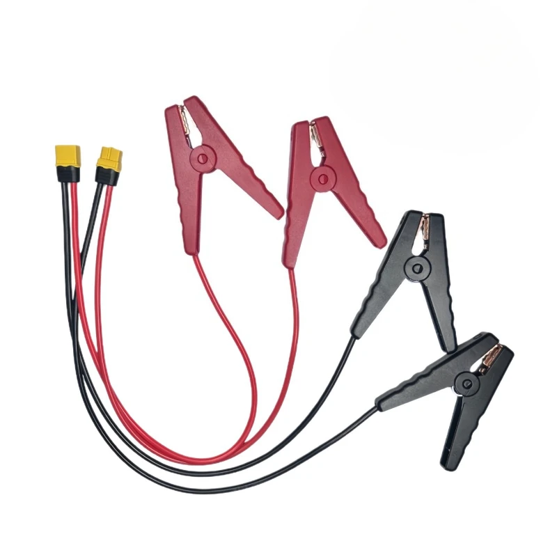 10/12AWG XT90 to Alligator Clips Cable High Current Car Battery Lithium Charging Wire Model Aircraft Power Connection Spare Part