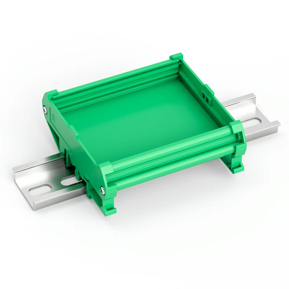 72mm-wide, customizable-length, double-layer PCB; PCBA module frame base; PLC base compatible with DIN rail