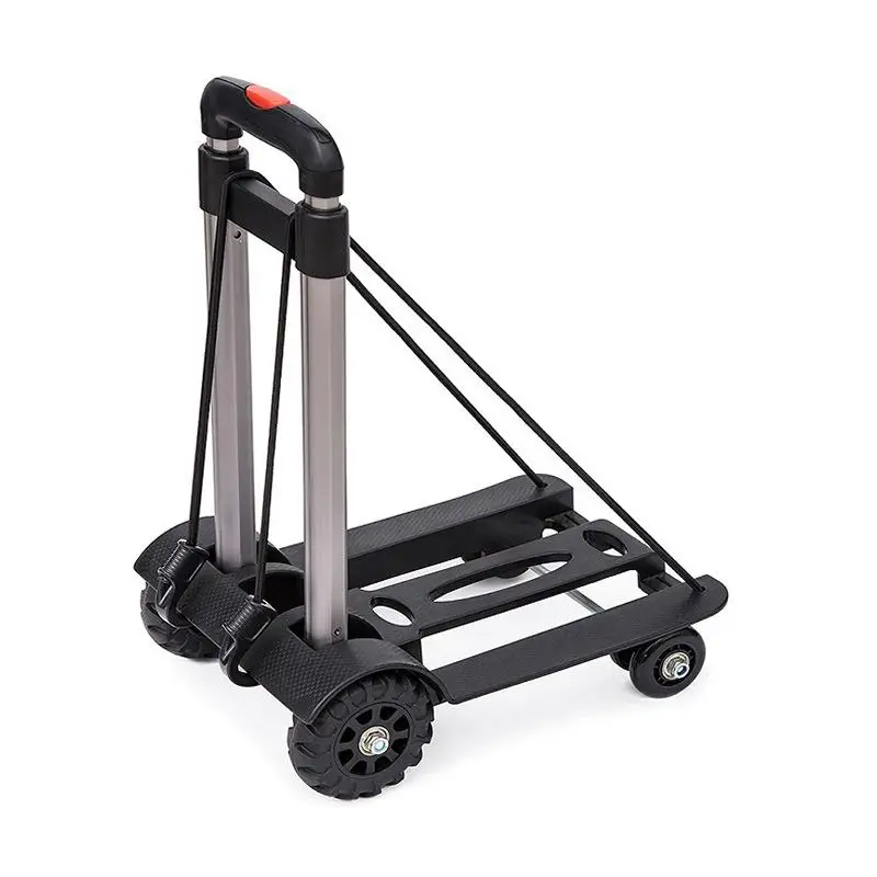 aluminum-alloy-4-wheel-hand-pulled-shopping-cart-portable-vegetable-buying-car-luggage-truck-foldable-retractable-handle