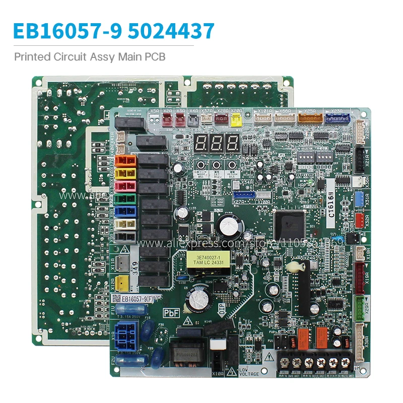 Placa de Circuito Impreso Principal (PCB) EB16057-9, Número de Pieza 5024437, para Unidad Exterior Daikin VRV RXYQ10U7Y1B RYMQ20U7Y1B, Nueva y Original