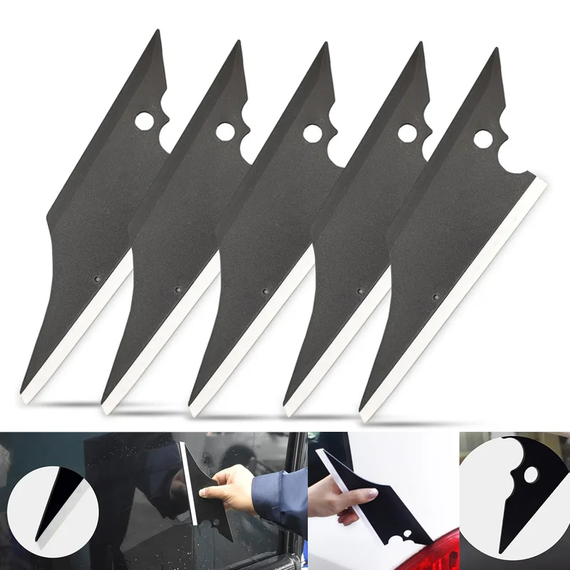 Raclette de teinte de vitres de voiture, bord en caoutchouc, raclette d'angle, grattoir d'angle, essuie-glace, outil de nettoyage de lavage de voiture