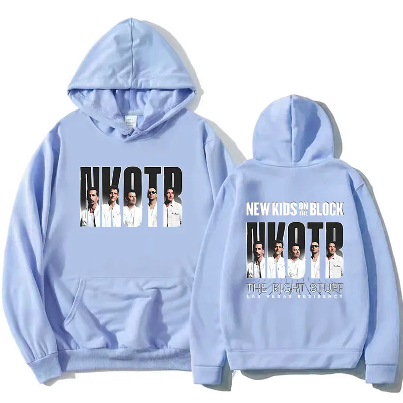 جديد أطفال على كتلة NKOTB الفرقة موضة هوديس الأشياء المناسبة لاس فيغاس بلوزات طويلة الأكمام الذكور مقنعين البلوفرات للجنسين #5
