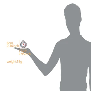 الفولاذ المقاوم للصدأ فرن ميزان حرارة الشواية درجة حرارة مقياس أدوات الطبخ أفضل لموقد آمن 1 قطعة أفضل 8 مقياس حرارة للفرن الخشبي للمبيعات - No3