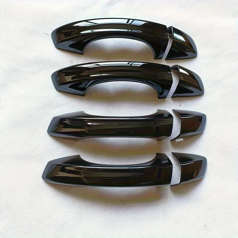 Professionelle Hochglanz-Schwarze Türgriffabdeckungen für Volkswagen Golf MK7 (2013-2020) 4er-Set Innenraum Aus Hochwertigem ABS-Kunststoff – Detail 1