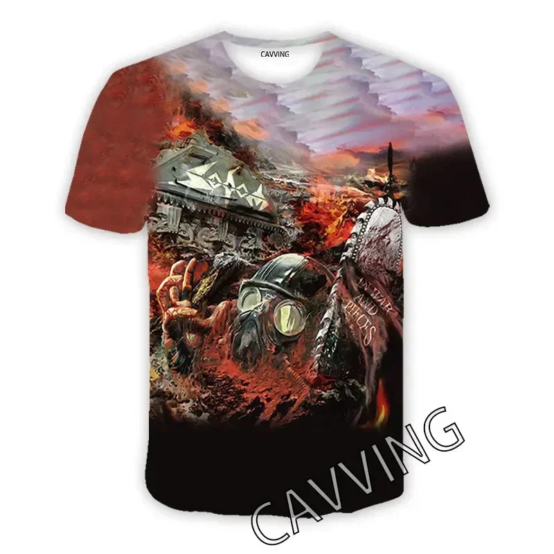 CAVVING 3D Printed  Sodom Band  Casual T-shirts  Hip Hop Tee Shirts Harajuku Styles Tops Clothing for Men/women