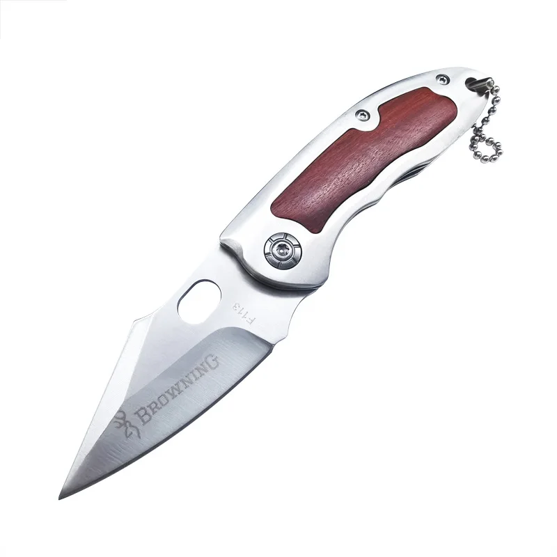 Cuchillo plegable portátil para hombre, navaja táctica de bolsillo, alta dureza, ideal para acampar al aire libre, supervivencia, caza y pesca