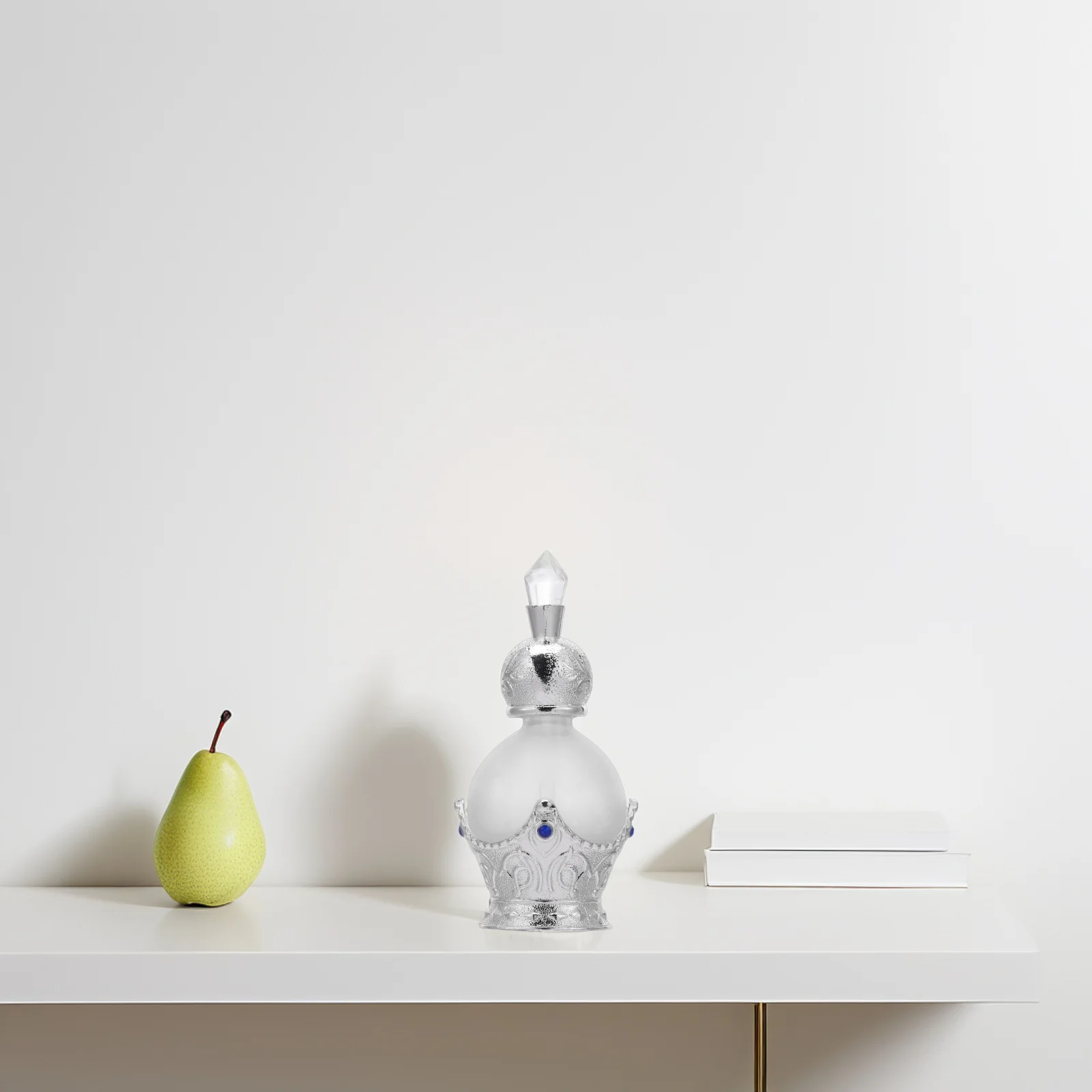 Flacone di profumo in vetro stile Arabia da 15 ml Flacone contagocce vintage Porta oli essenziali riutilizzabile vuoto per decorazioni per la casa da viaggio