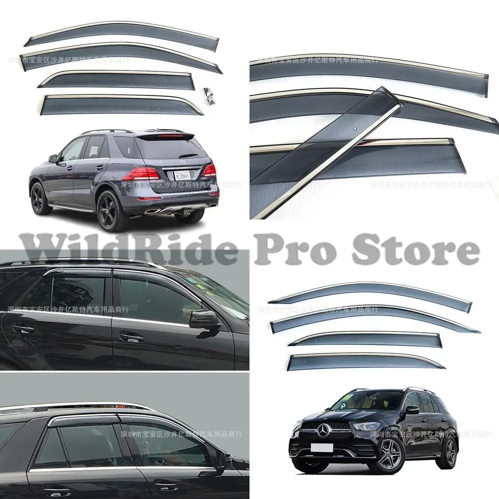 

1 комплект козырька от дождя для Mercedes Benz gle class 350 320 300 450 400