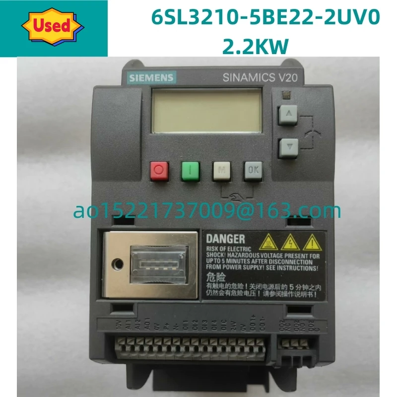 Brand new /Original Second-hand 9-layer new test is 100% OK V20 6SL3210-5BE22-2UV0 Frequency changer 2.2KW  6SL32105BE222UV0