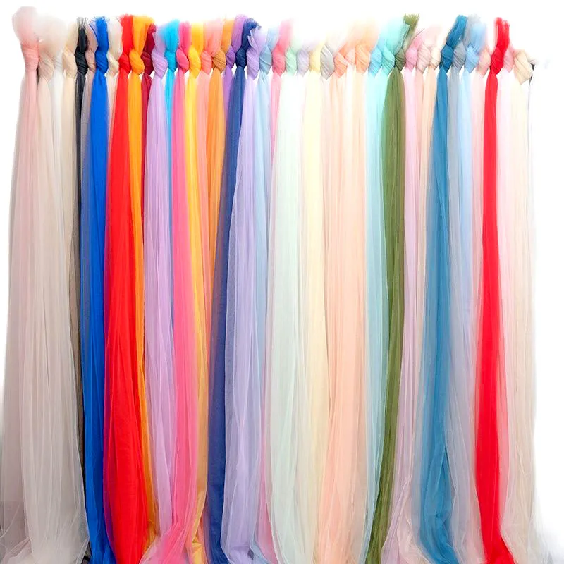 Super soft mesh / encryption mesh fabric / super transparent wedding dress material / wedding clothing mosquito net cloth