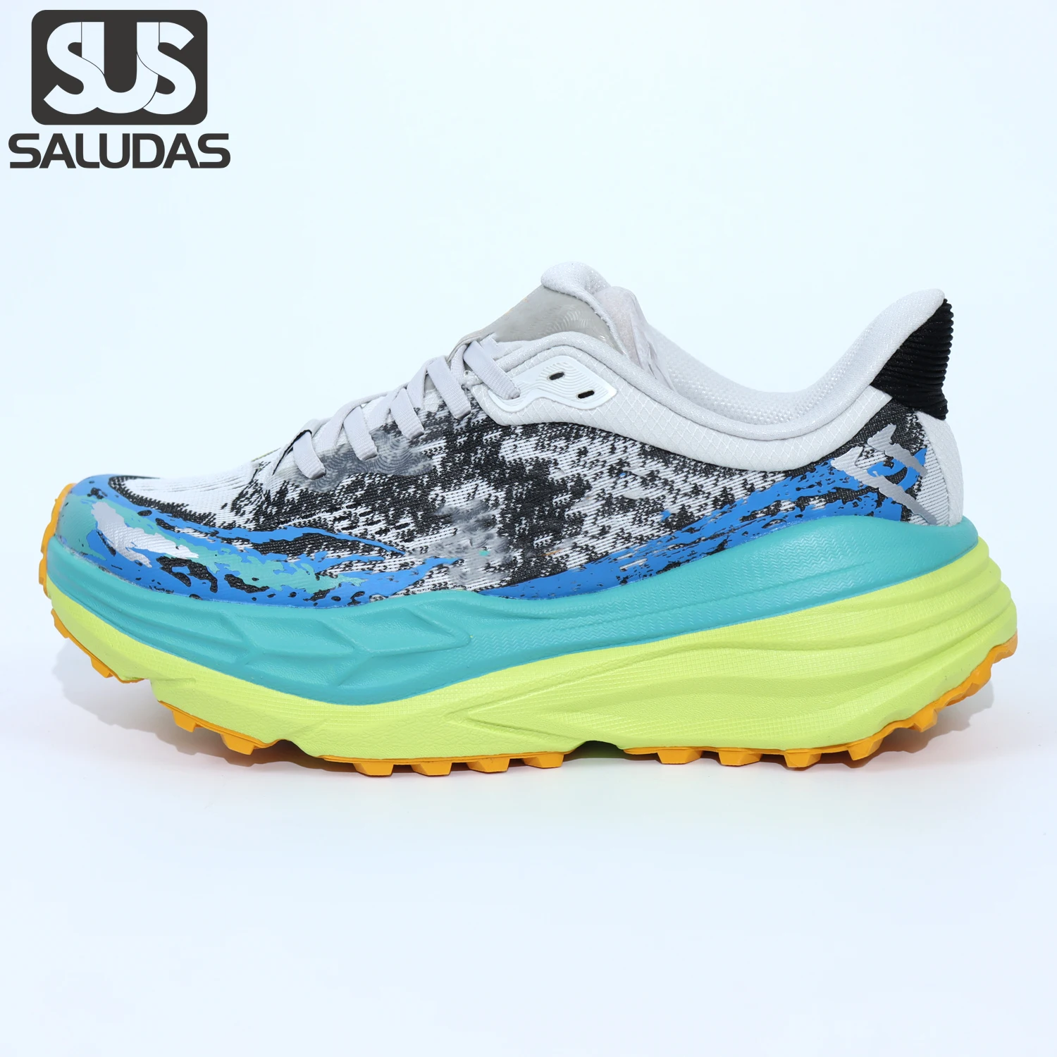 SALUDAS Original Men Trail Running Shoes Women All Terrain Mountain Trekking Shoes Non-slip Cushioning Outdoor Casual Sneakers