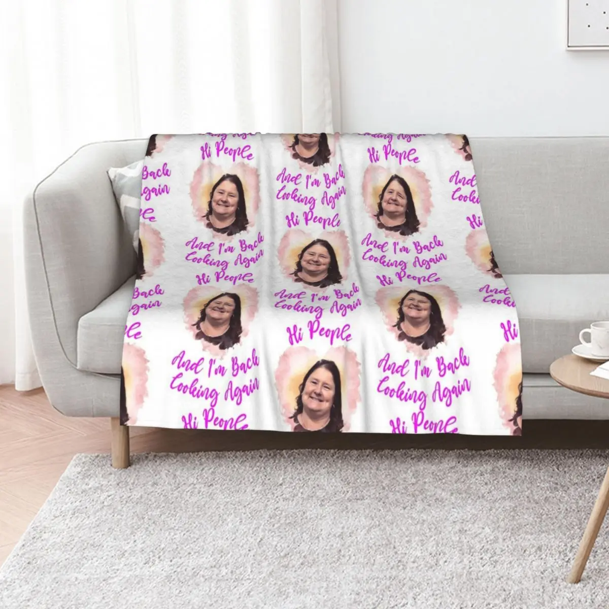 Kay_s Cooking Throw Blanket Lightweight Warm Blanket for Travel Camping