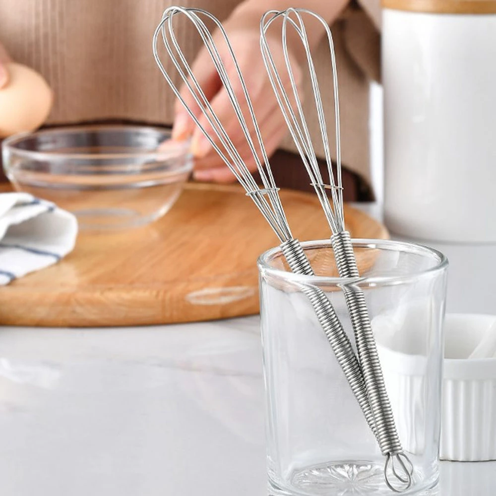 Multifunctional Manual Egg Beater Stainless Steel Whisk Mini Kitchen Egg Whisk Bake Tool Eco-Friendly Kitchen Gadgets