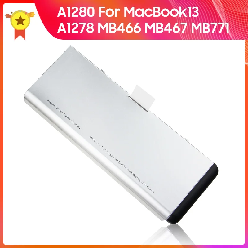 

Replacement Battery A1280 for MacBook 13 A1278 MB771 MB467 MB466 New Battery 45Wh +tools