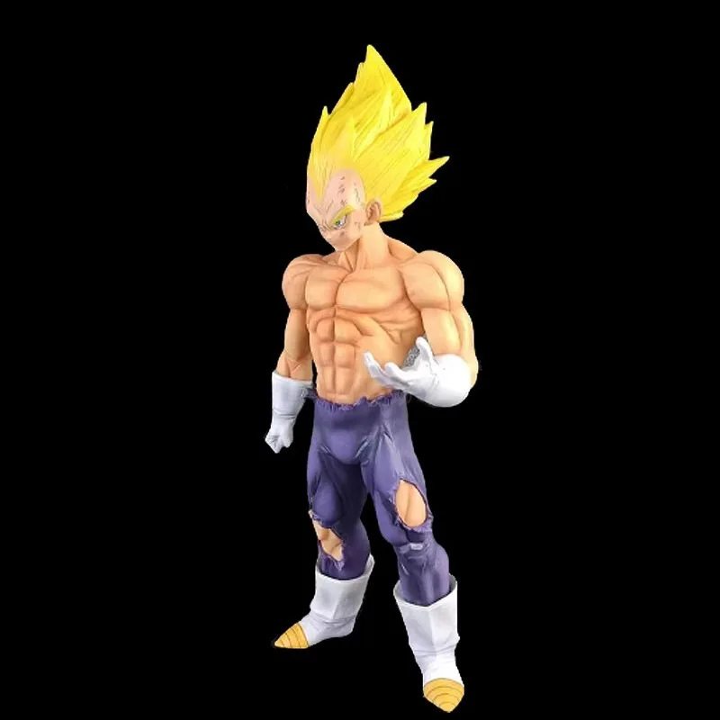 30CM Anime Dragon Ball Z Super Saiyajin Vegeta Kampfbeschädigte Version GK PVC Actionfigur DBZ Statue Sammlermodell Spielzeugpuppe