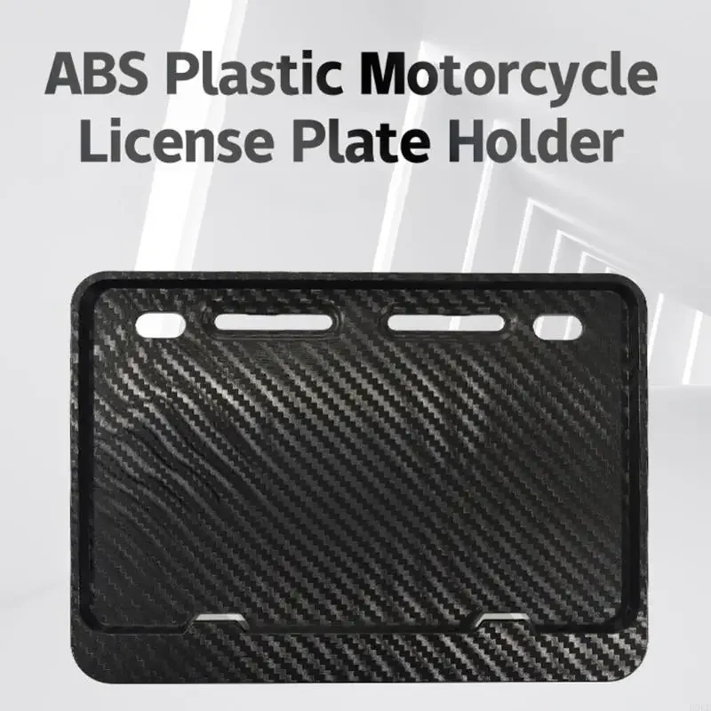 

Универсальный держатель номерного знака мотоцикла, пластиковый кронштейн, устойчивый к атмосферным воздействиям, быстрая для