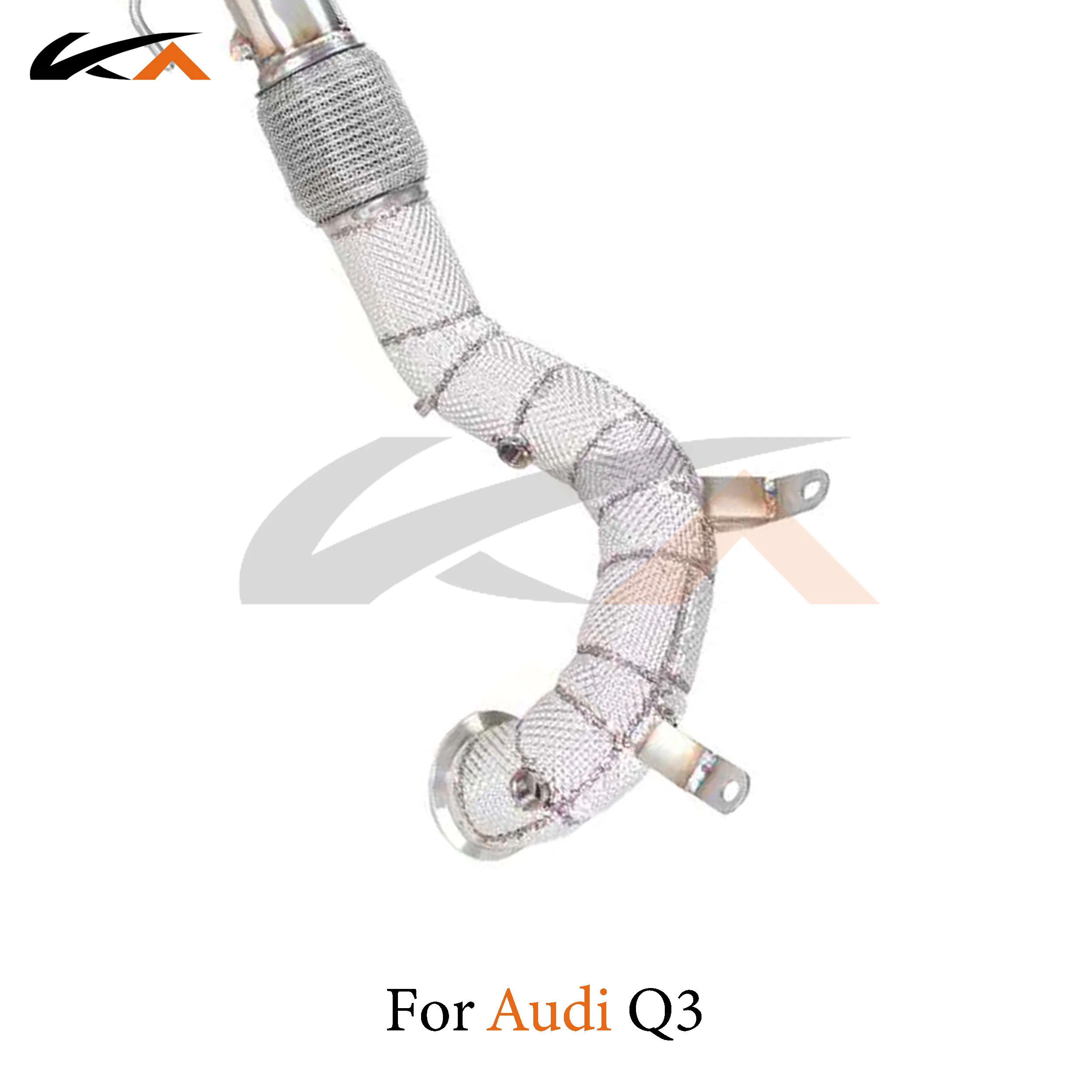 KA Tuning exhaust system header stainless downpipe for Audi Q3 1.4T axle pipe performance catalysis heat shield