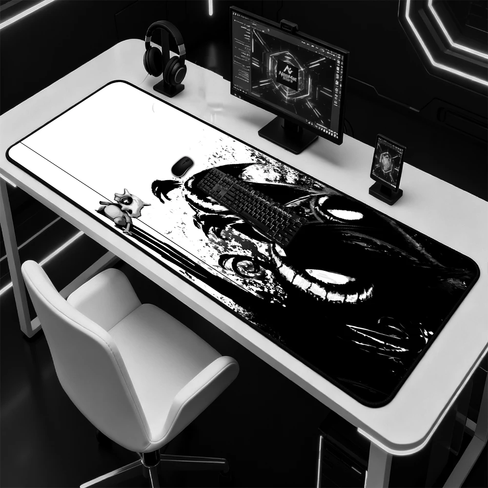 Dark Gothic Mouse Mat 1400x600mm Extra Large Nonslip Play Accessories Desk Pad Gamer Black Horror Theme 120x60cm Rubber Mat