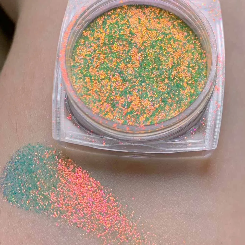 1 frasco aurora camaleão opala glitter flocos sereia magia iridescente cromo flocos de unhas sonhador nuvem brocado y2k unhas suprimentos *